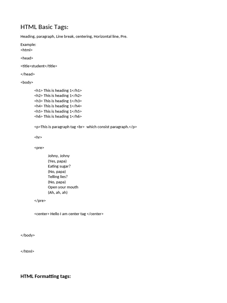Basic Tags | PDF | Data Type | Control Flow