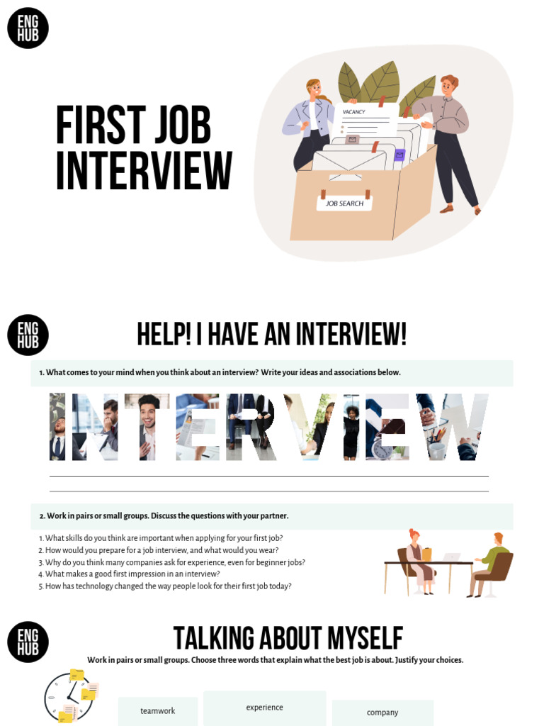 B1 First Job Interview , TV | PDF | Job Interview