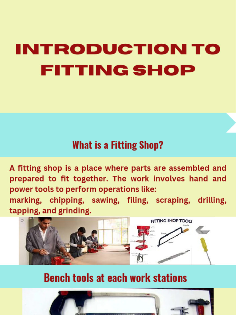 Introduction to Fitting Shop | PDF
