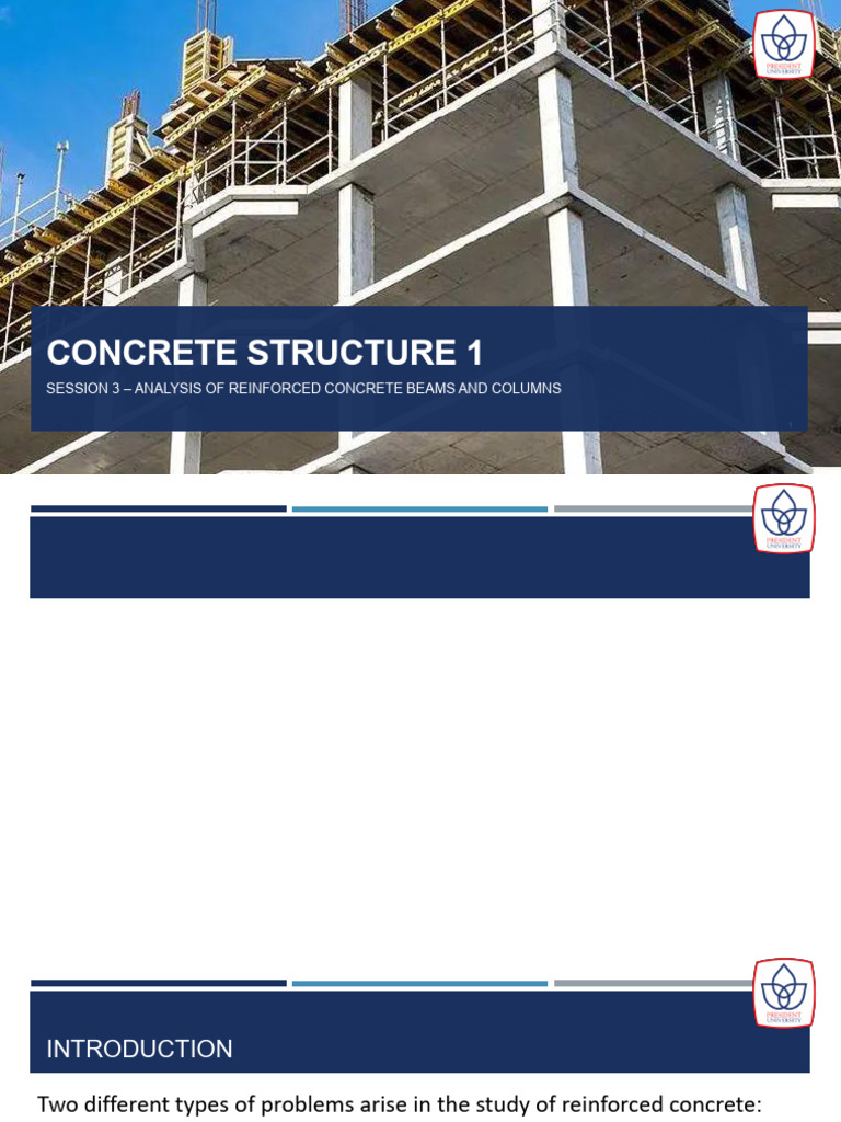 Reinforced Concrete Design - Session 3 (Analysis of Reinforced Concrete ...