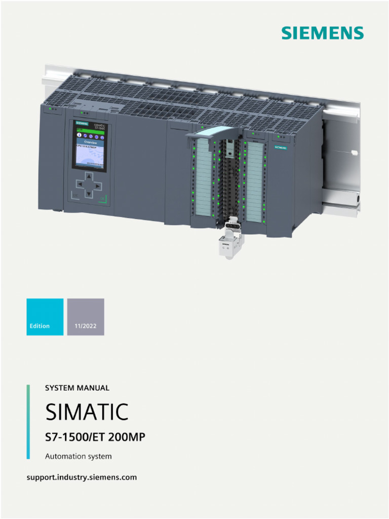 s71500 Et200mp System Manual en-US en-US | PDF | Input/Output ...