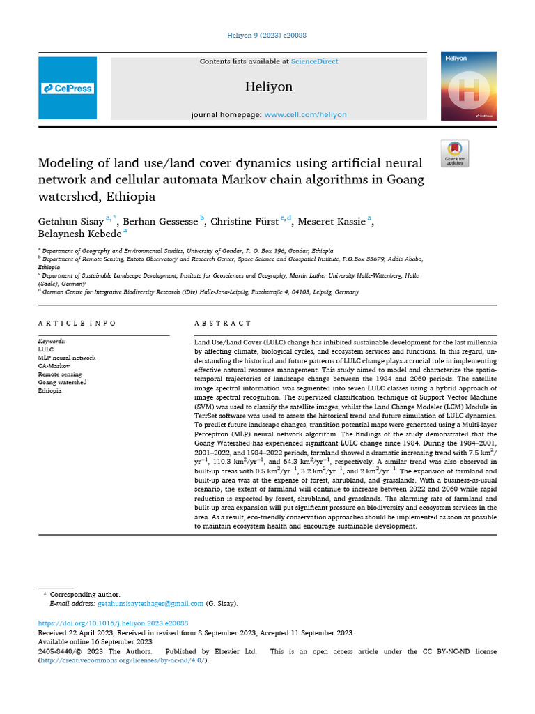 Sep 2023 Svm | PDF | Statistical Classification | Land Use