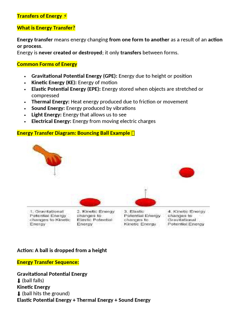 Energy Notes -1 | PDF
