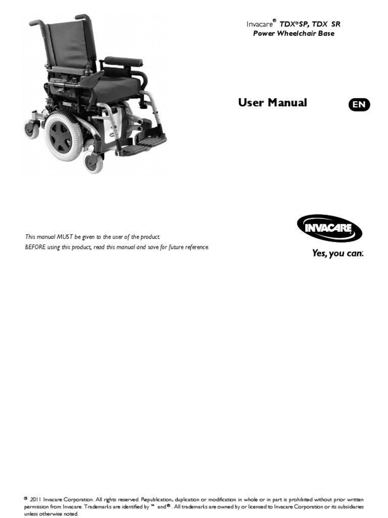 tdx sp power wheelchair manual Wheelchair Implied Warranty Free