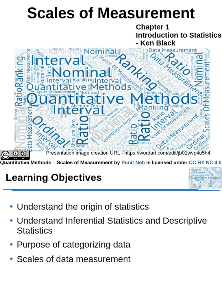 04 - Scales of Measurement | PDF | Statistics | Level Of Measurement