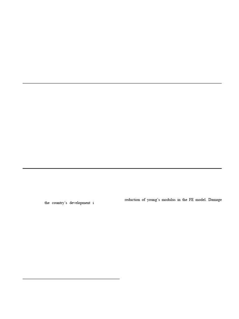 Structural Damage Identification Based on Finite Element Model Updating ...