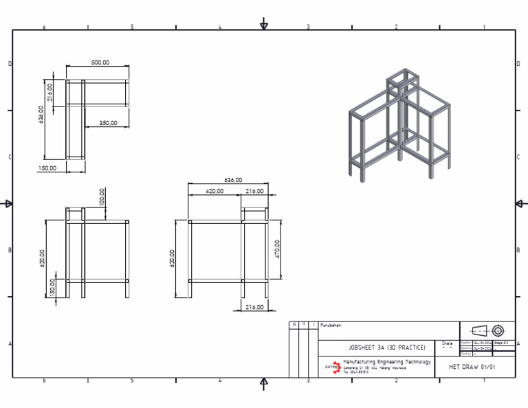 Jobsheet 5 Drawing Fix | PDF