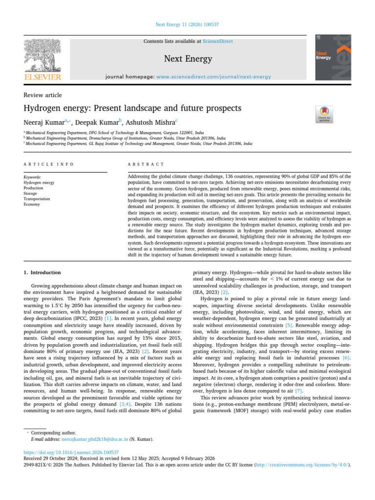 Hydrogen_Energy_1775738959 | PDF | Hydrogen Economy | Climate Change ...