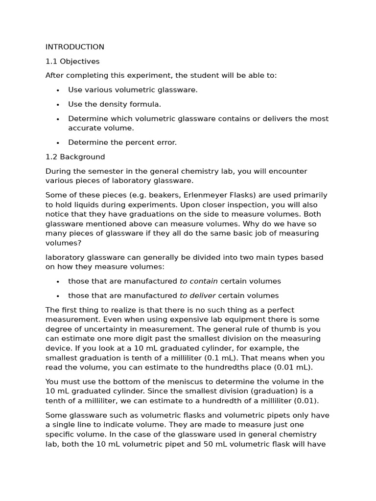 Accuracy and Precisions Lab | PDF | Significant Figures | Observational ...