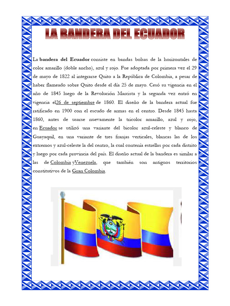Redaccion de La Bandera | PDF | Símbolos nacionales | Bandera