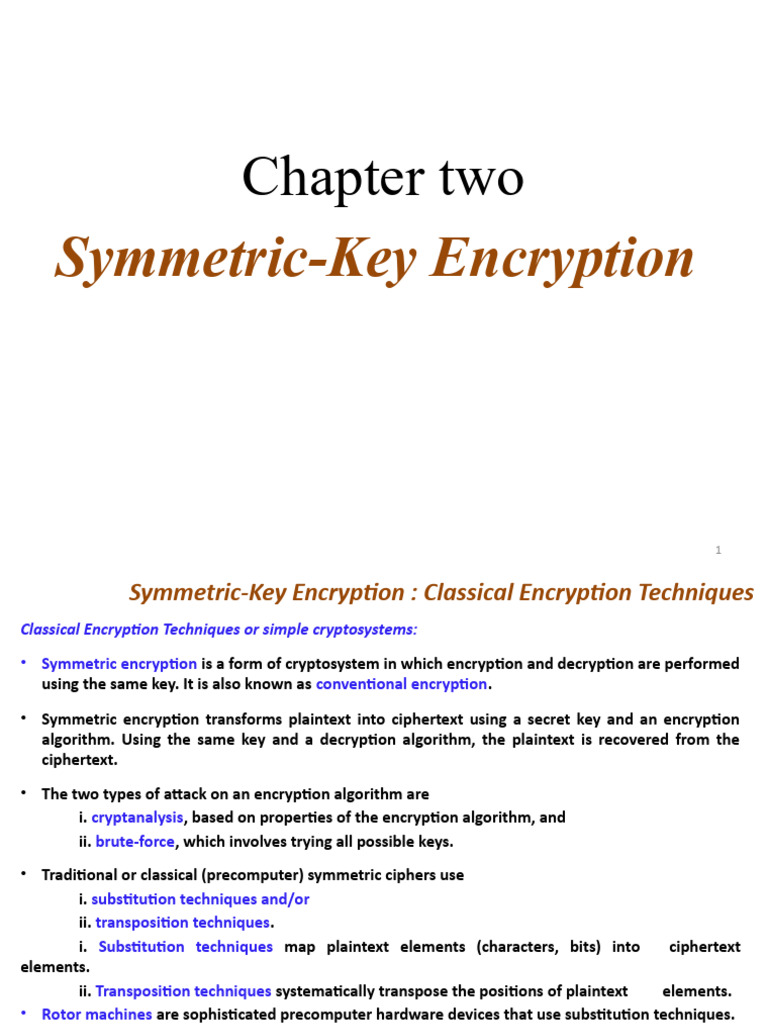 Computer Security (CH_ 2) | PDF | Encryption | Cipher