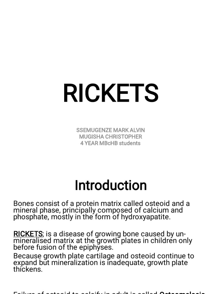 RICKETS 4.2 | PDF