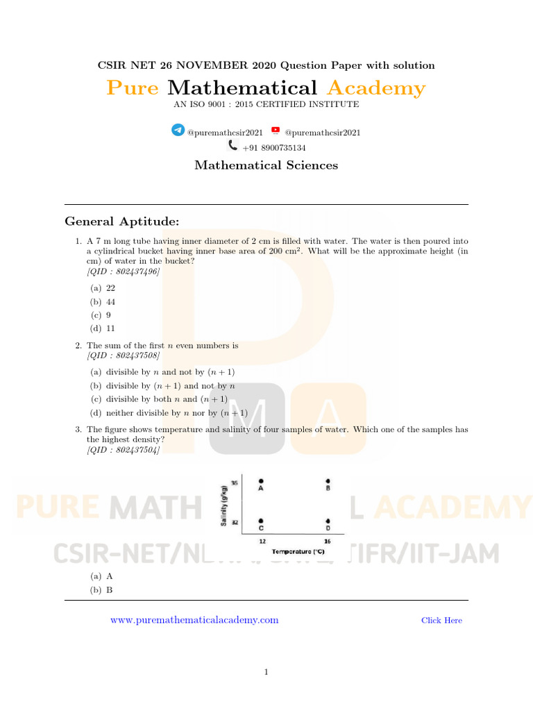 2020 26Nov P2 | PDF | Algebra | Mathematical Objects