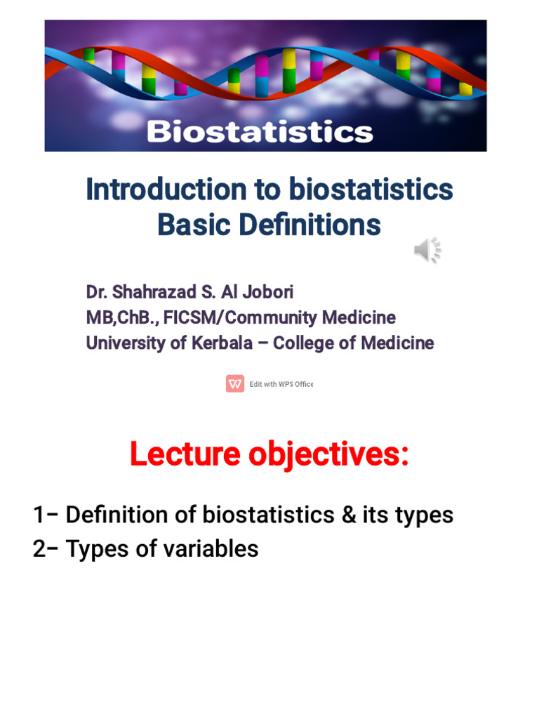 Introduction to Biostatistics | PDF | Statistics | Data