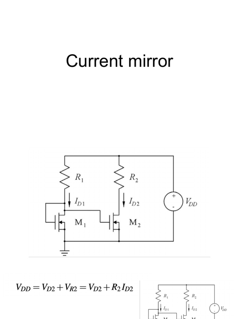 Current Mirror | PDF