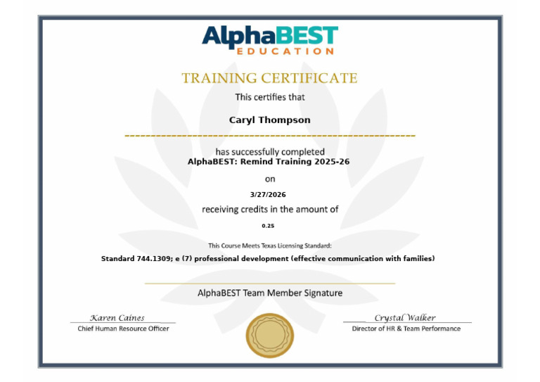 431_8_19248_1774638352_TX Training Certificate | PDF