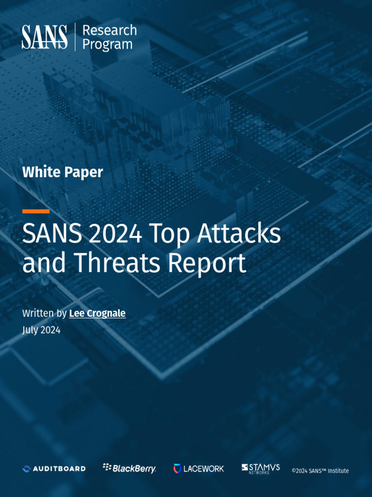SANS White Paper Attacks Threats Report | PDF | Computer Security ...