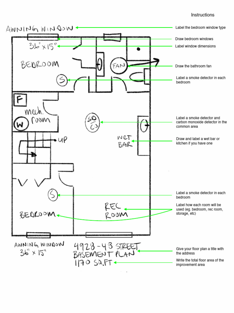 Sample Basement Floor Plan | PDF