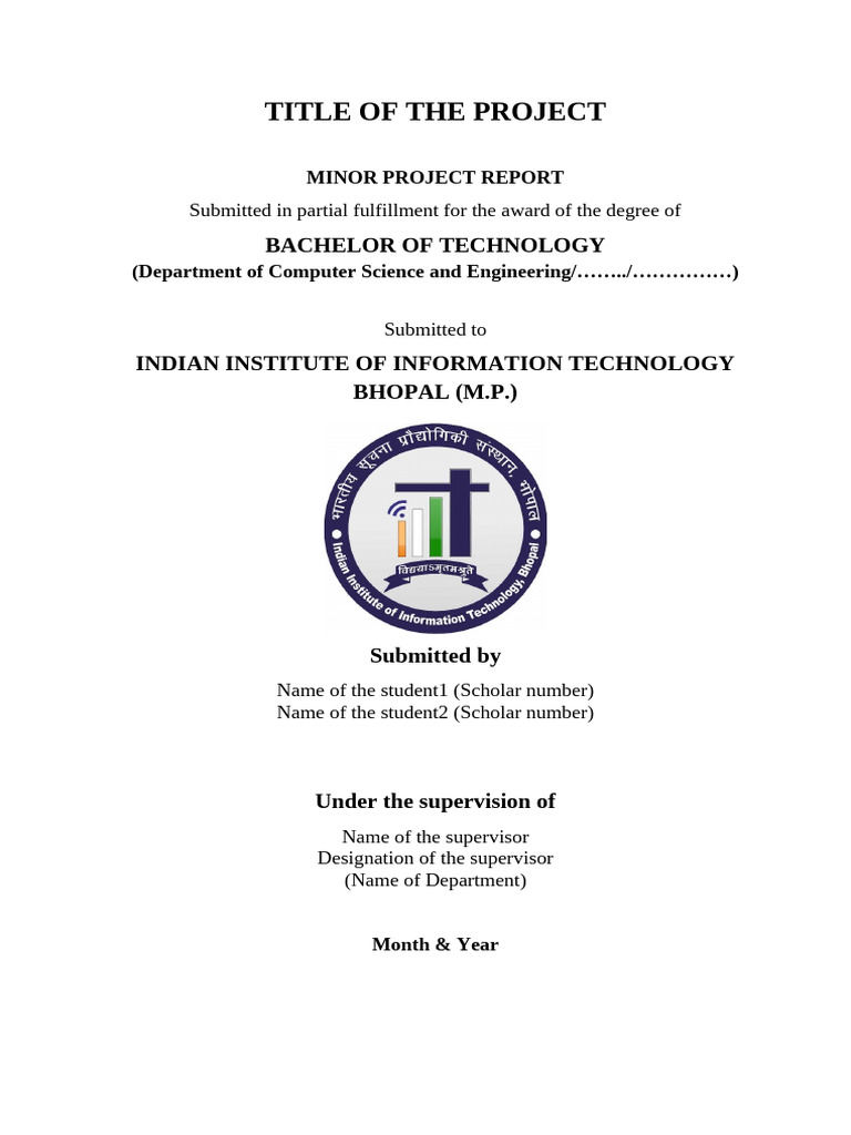Minor Project Format - Final 2026 | PDF | Data | Big Data