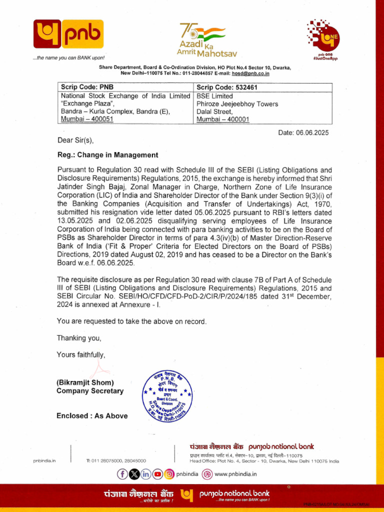 PNB Letter | PDF | Private Sector | Business Law
