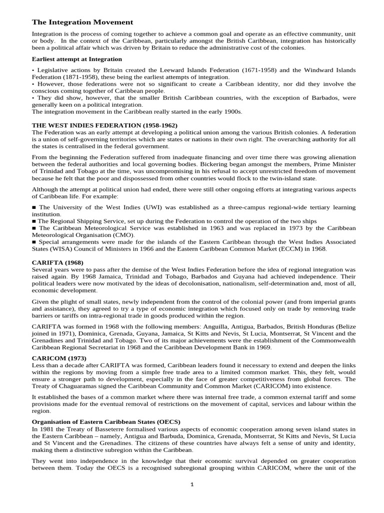 The Integration Movement | PDF