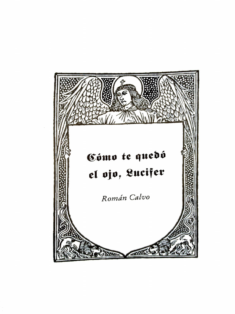 Cómo Te Quedó El Ojo Lucifer - Norma Roman Calvo 1 | PDF