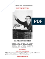 Enver Hoxha Oeuvres Choisies Tome III