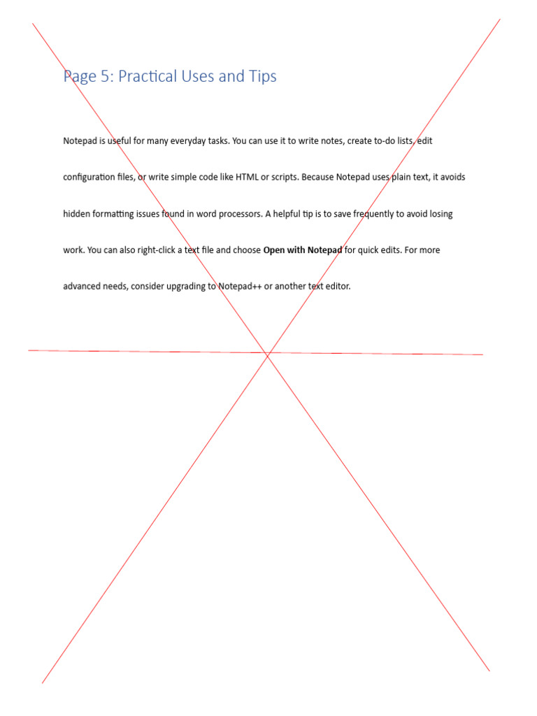 notepad usage4 | PDF
