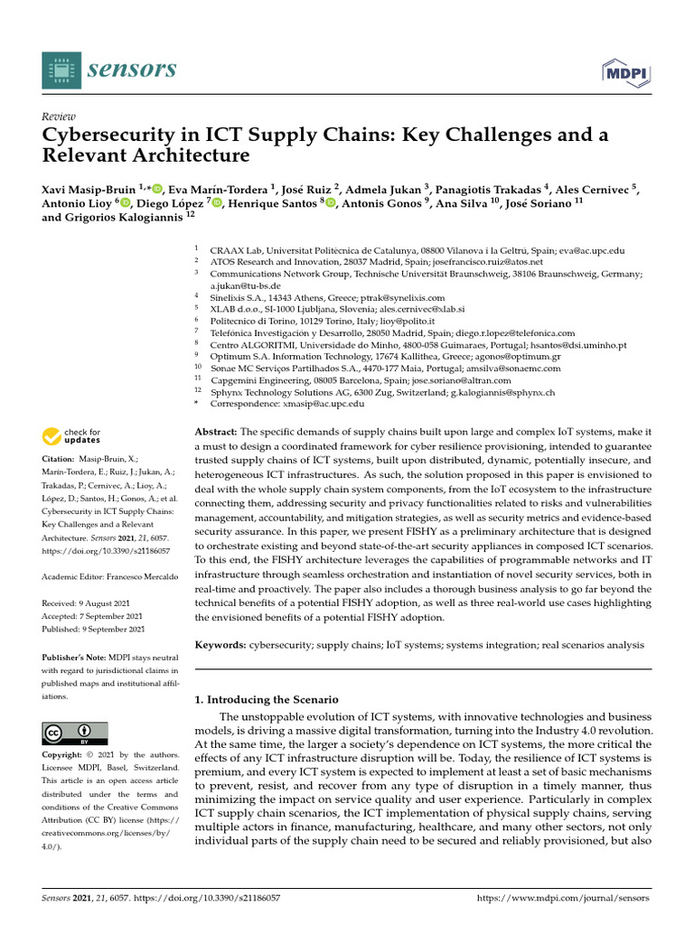 Cybersecurity in ICT | PDF | Computer Security | Security