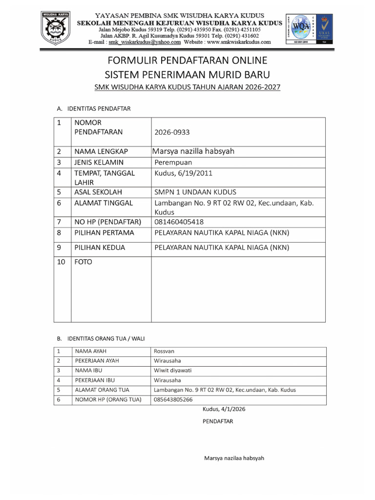 Marsya Nazilla NEW | PDF