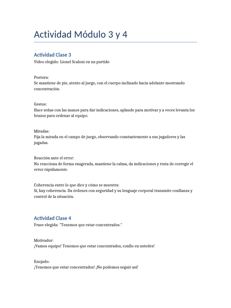 Actividad Modulo 3 y 4 | PDF