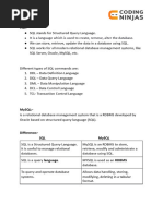 MySQL Essentials: CodeWithHarry Guide | PDF | Relational Database ...