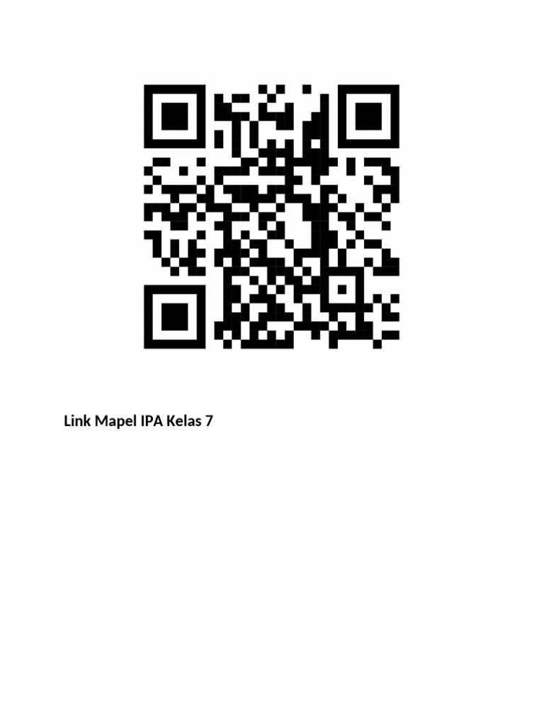 Link Mapel IPA Kelas 7 | PDF