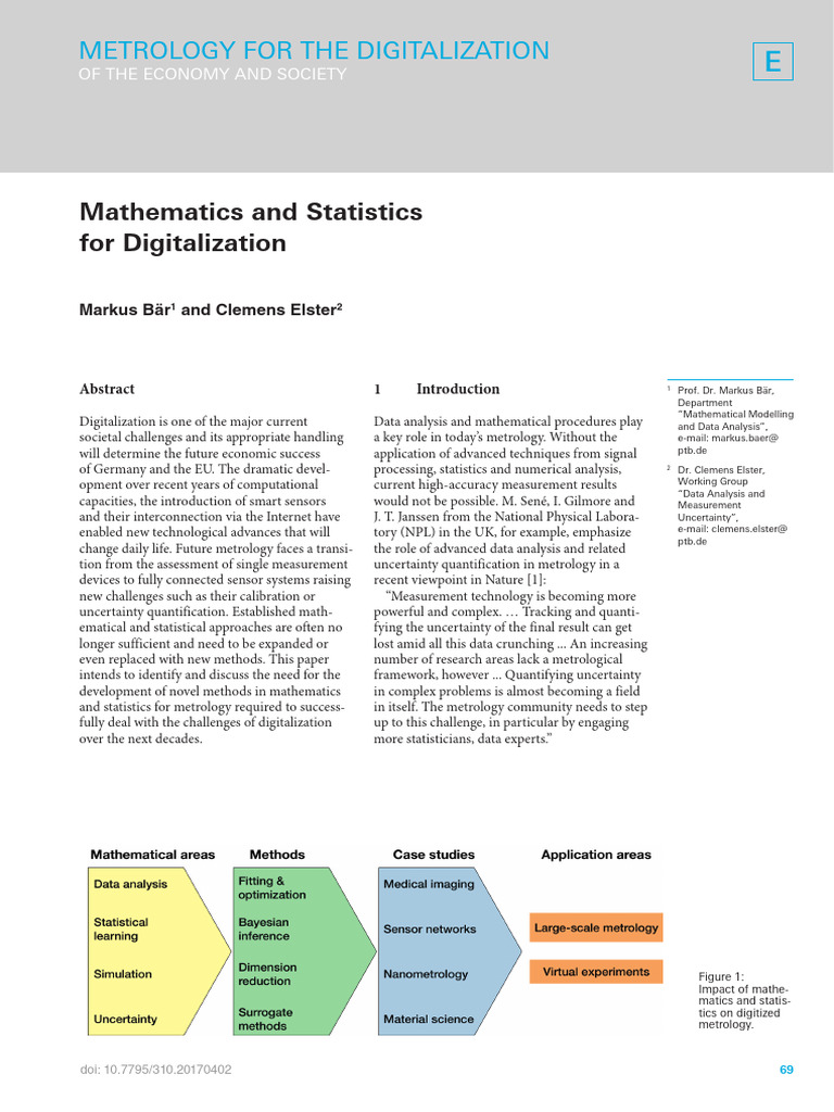 math statics digitalization | PDF | Statistics | Machine Learning