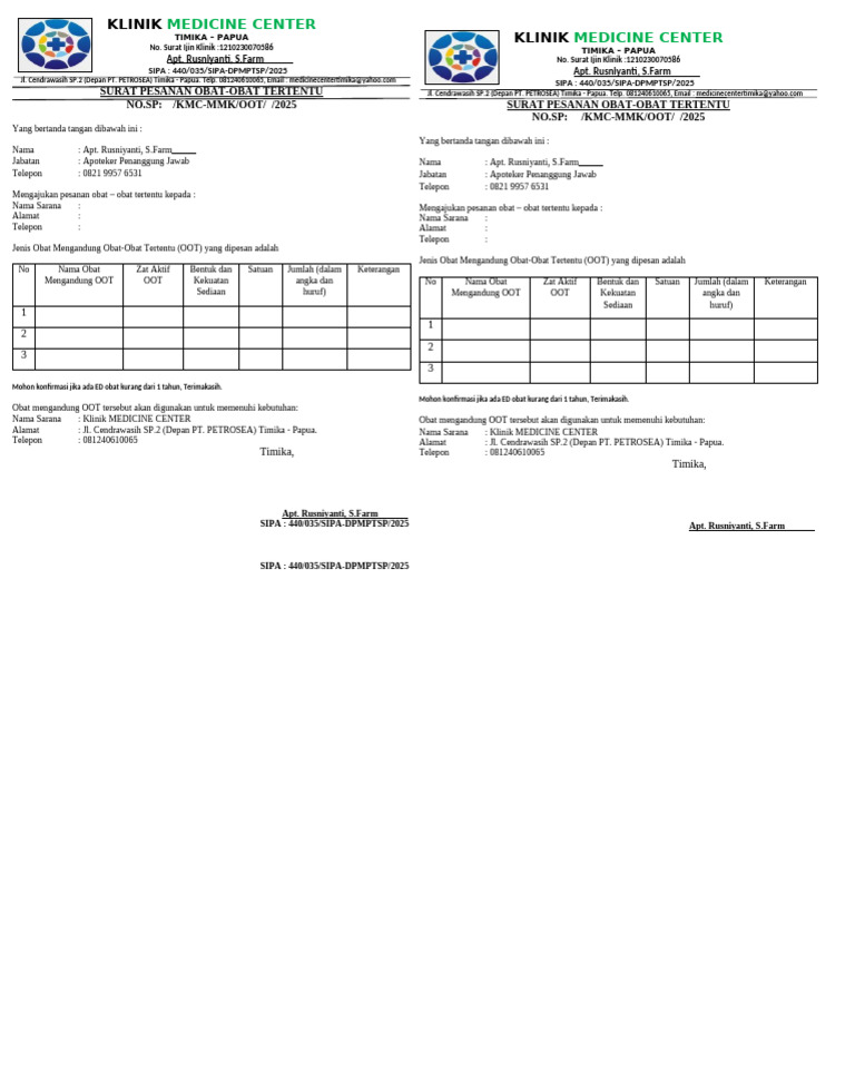 Format Sp Umum Rusni[1] | PDF