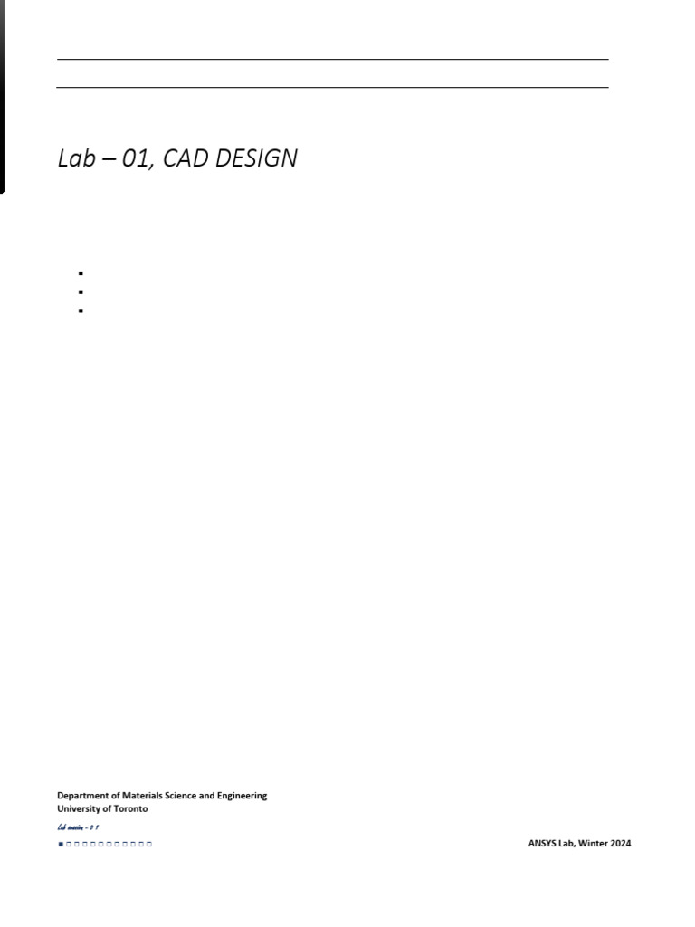Lab-1 Intro to Solidworks | PDF | Computer Aided Design | Geometry