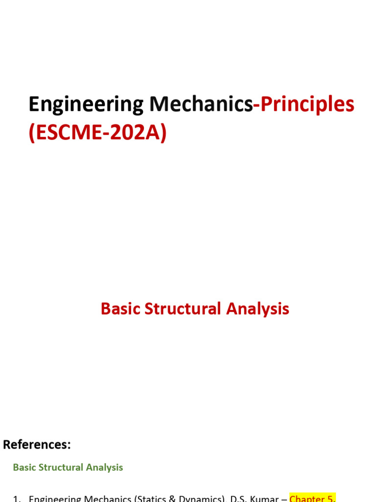 Basic Structural Analysis | PDF | Truss | Force