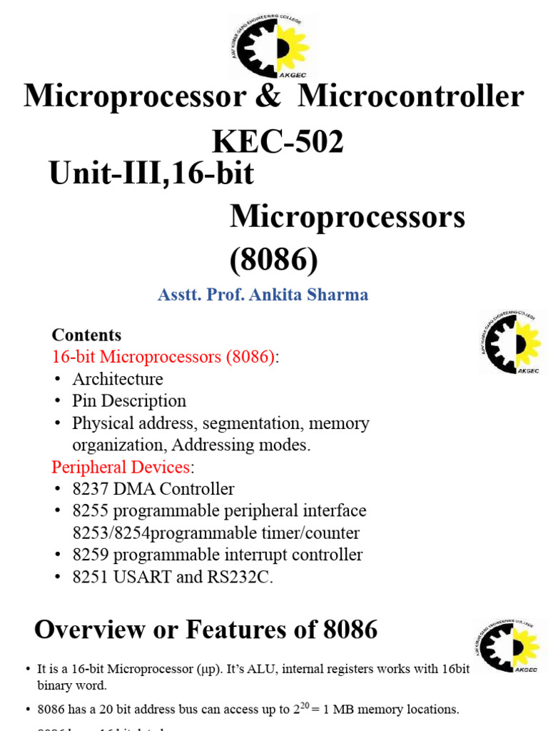 Unit 3 Pin Diagram - Addressing.pptx_072155 | PDF | Pointer (Computer ...