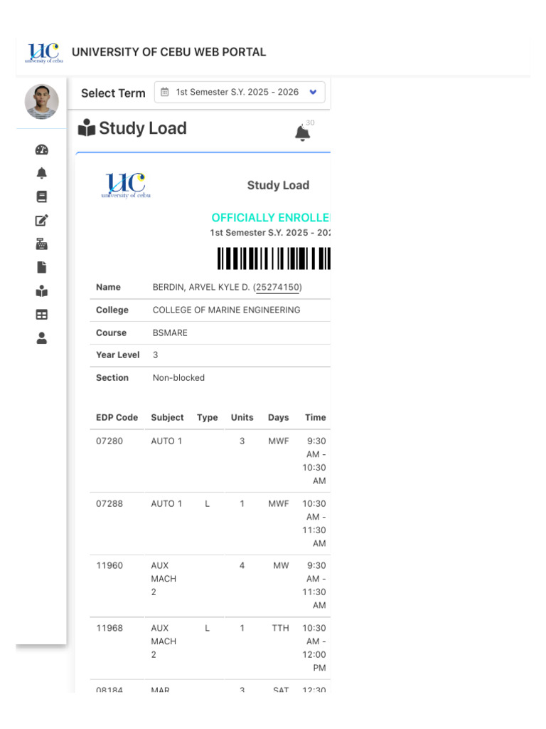 UC Web Portal | PDF