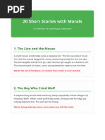 10 Moral Short Stories for Kids | PDF | Faith