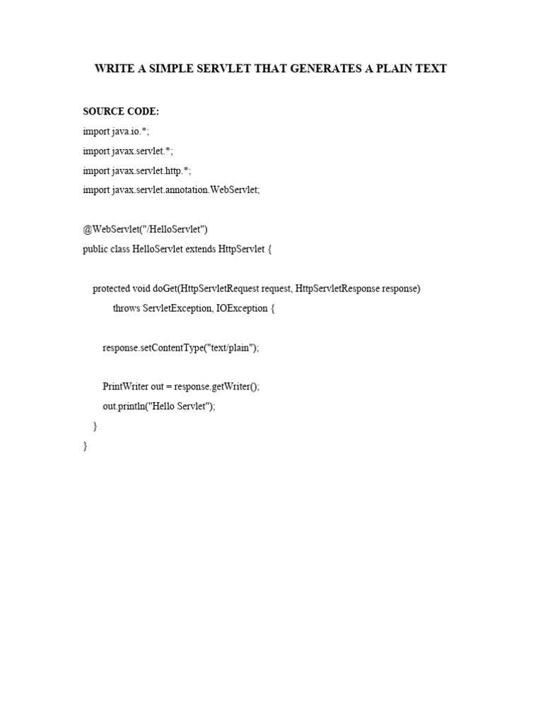 Servlet Source Code 9 | PDF