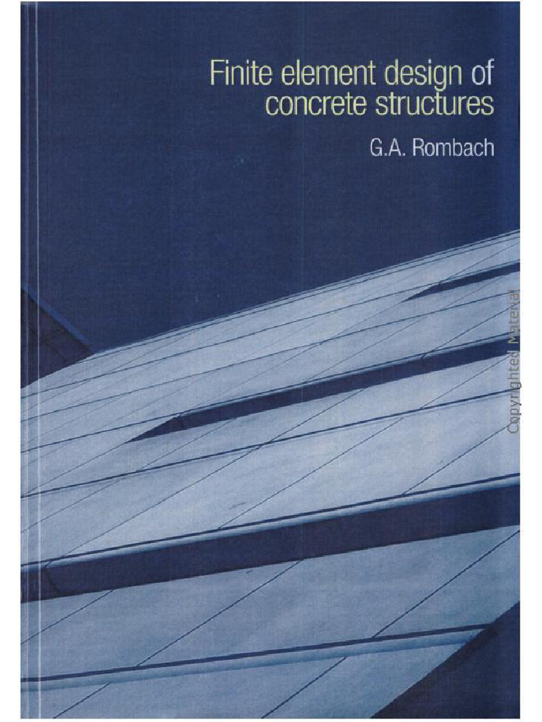 2004 - Finite Element Design of Concrete Structures | PDF