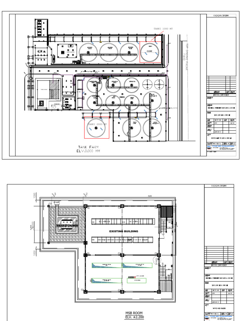 Layout_Tank 1000. 2000 MT_ Installation Electrical Instrument | PDF