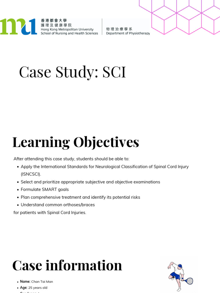 Case Study - SCI 2025 | PDF | Spinal Cord Injury | Medicine