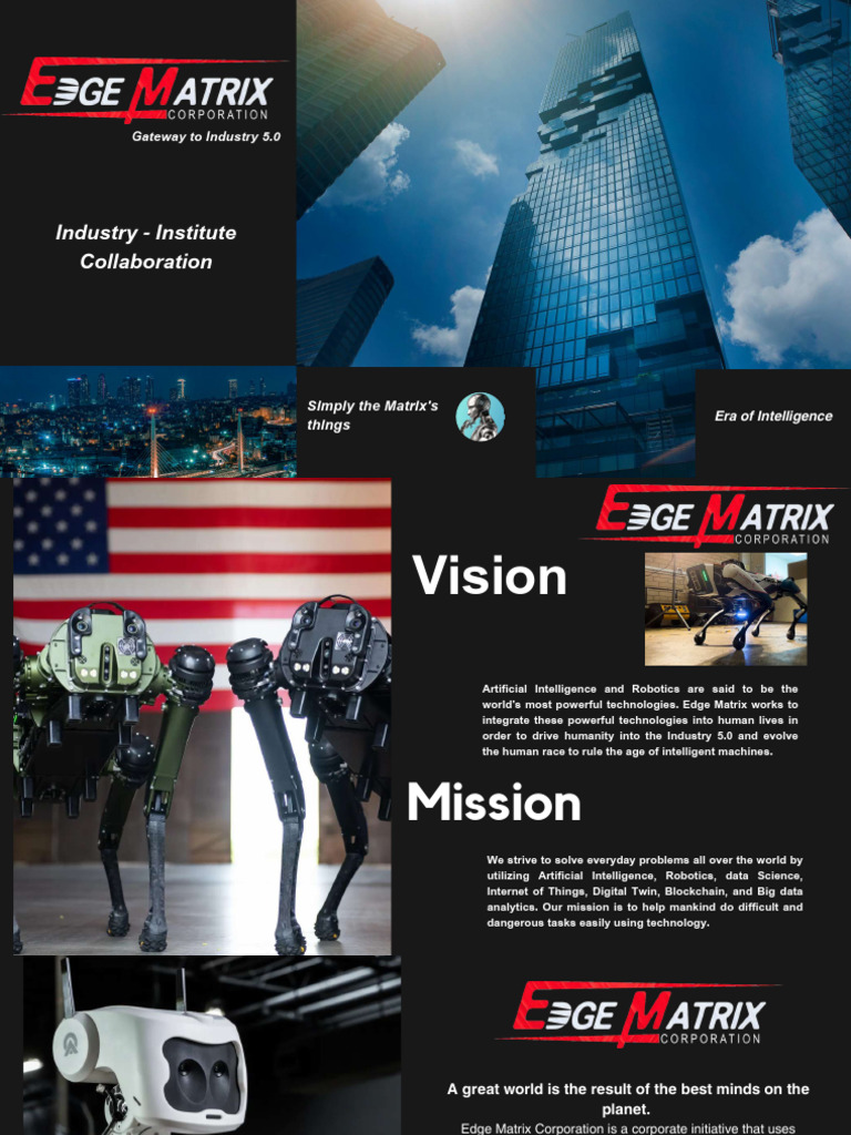 Edge Matrix Corporation Industry - Institute RE | PDF | Artificial ...