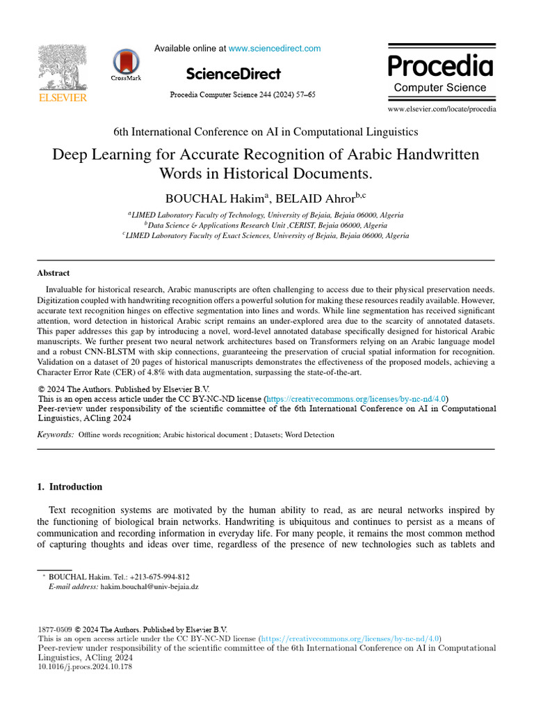 Arabic 2 | PDF | Computational Neuroscience | Machine Learning