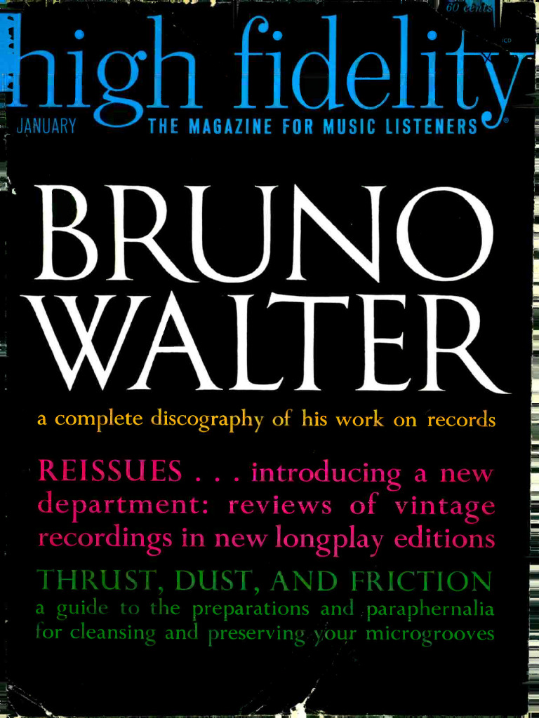 High Fidelity 1964 01 | PDF | Phonograph | Frequency Modulation