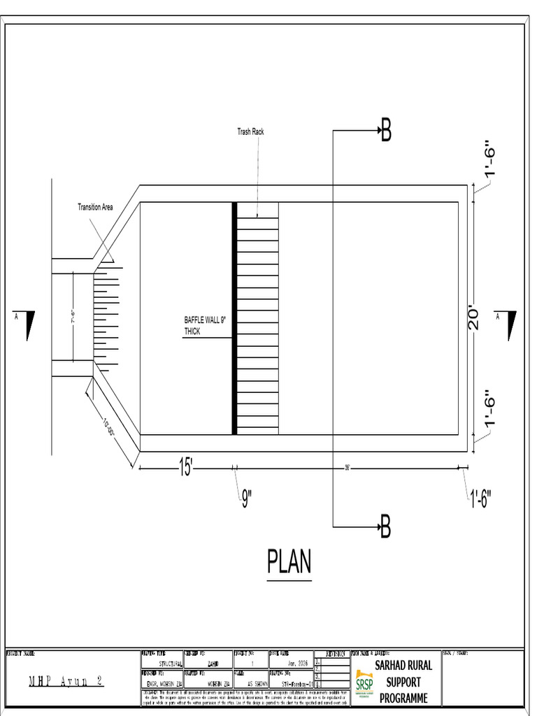 Forebay Tank Spillway Tailrace Pole Anchorblock | PDF | Building ...