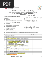 Wound Packing Procedure Guidelines | PDF | Wound | Clinical Medicine