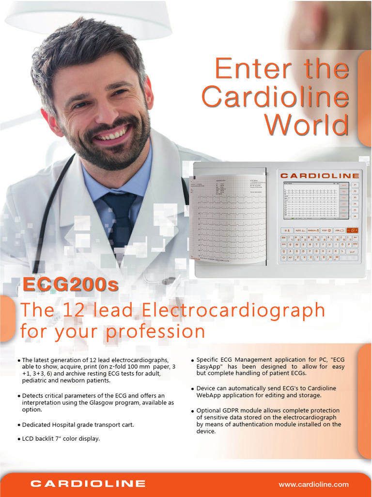 Cardioline 200s Ecg Machine | PDF | Electrocardiography | Filter ...